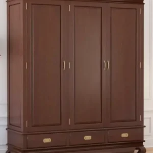 lemari-pakaian-minimalis-3-pintu-kayu-jati-cokelat